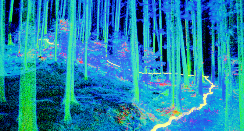 LiDAR LA03 for forest measurement